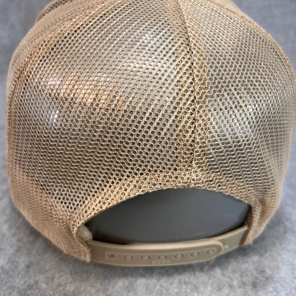 Nigel's Bananas Mens Tan OTTO Trucker Hat Mesh Snapback Rope Cap OSFM